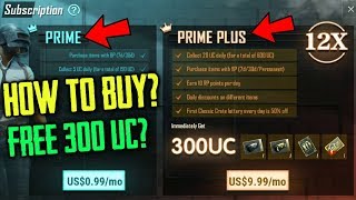 PUBG Mobile PRIME PLUS SUBSCRIPTION | How to Buy Pubg PRIME MEMBERSHIP | COLLECT FREE UC Daily