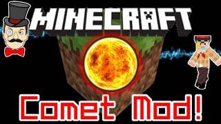 Minecraft Mods - COMET ARMAGEDDON Mod! Meteors from the Sky! Take Cover!