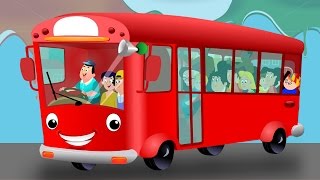 Колеса на автобусе | Детские стишки | Nursery Rhymes For Kids | Kids Song | Wheels On The Bus