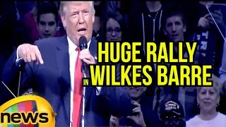 Donald Trump Holds HUGE Rally in Wilkes Barre, PA | US Presidential Election Campaign | Mango News