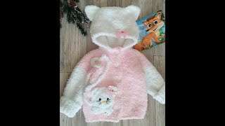 КОФТА СПИЦАМИ,КАРДИГАН СПИЦАМИ,КАПЮШОН СПИЦАМИ