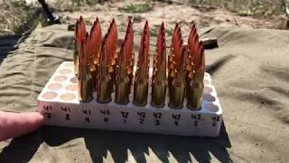 Подбор навески пороха для Remington 700 VSF .308 win