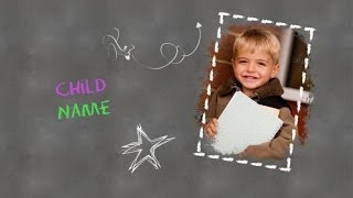 Elementary Chalkboard Template and Style Pack