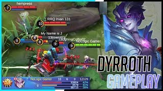 New Hero Dyrroth Full Gameplay! 16-6-9 KDA | Mobile Legends - Gameplay