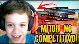 MEU IRMÃO FEZ 5K (ACE) NO COMPETITIVO! [CS:GO]