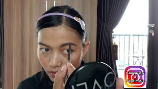 EYELINER JADI PENSIL ALIS BAGUS SILKYGIRL LONG-WEARING EYELINER BLACK BROWN REVIEW & SWATCH