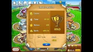 Farm Frenzy Pizza Party only GOLD Cow lane 1 (level 28) Веселая ферма Печем пиццу Коровья 1 Золото