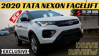 2020 TATA Nexon Facelift Drive Review, First Impressions, Test Drive | Nexon Facelift Petrol