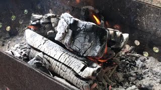 Как распалить УГОЛЬ для шашлыка без расжижки. Как разжечь мангал
