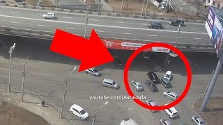 Astakada Владивосток ДТП 28 марта 2019 ул Русская пр-т 100 летия Nissan Cube,  Lexus и Toyota Vitz