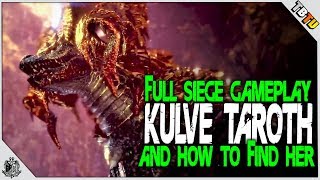 FIRST FULL KULVE TAROTH SIEGE and HOW TO FIND HER! Monster Hunter World EVENT DLC