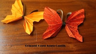 Cara membuat origami kupu-kupu cantik