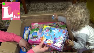Посылка с игрушками из китая Посылка с игрушками и платьем золушки Посылка игрушки