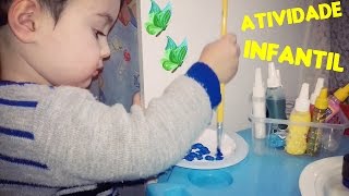 PINTURA EM PRATOS DESCARTÁVEIS - ATIVIDADES