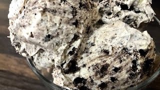 How to make oreo ice cream at home (no eggs no ice cream machine)