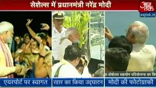 Images: PM Modi Gets Warm Welcome in Seychelles