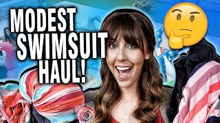 TARGET SWIMSUIT HAUL 2018! - MODEST SWIMWEAR HAUL!