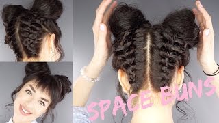 ПРИЧЕСКА ДВА ПУЧКА | Space Buns