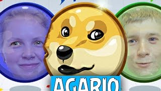 Agar.io – Мама и папа играют в агарио огромные монстры едят нас + новые скины в игре!
