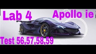 Asphalt 8 R&D test 56,57,58,59 lab 4 Apollo intensa emozione