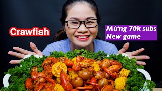 Thích Gì Ăn Đó: TÔM HÙM ĐẤT SỐT CAJUN | Eating Crawfish Boil Cajun Style - MUKBANG | TRÚC ZÚ #297