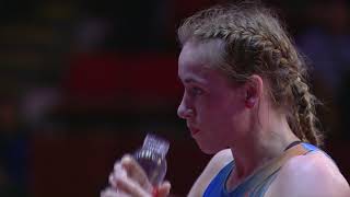 BRONZE WW - 53 kg: T. DEBIEN (FRA) v. J. BLASZKA (NED)