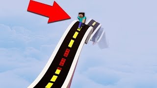 СТИВ ПРОТИВ БЕСКОНЕЧНОЙ ДОРОГИ В МАЙНКРАФТ ! Приключения стива в майнкрафте троллинг Нуб minecraft
