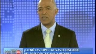 Segunda parte:  Llenó las expectativas del discurso del presidente Danilo Medina