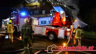 T / KB | Vollbrand eines Bauernhauses in Flecken/St. Ulrich aP