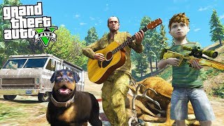 РЕАЛЬНАЯ ЖИЗНЬ В GTA 5 - ШКОЛЬНИК ВПЕРВЫЕ НА ОХОТЕ И ТРЕВОР В ГТА 5 МОДЫ! ОБЗОР МОДА В ГТА! ИГРЫ MOD