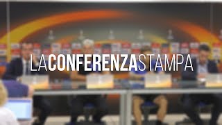 La conferenza stampa del tecnico Gasperini e di capitan Gomez