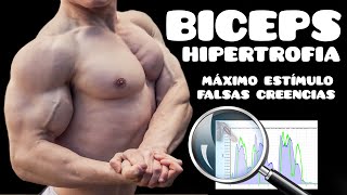 EJERCICIOS DE BÍCEPS: MÁXIMO ESTÍMULO, HIPERTROFIA Y FALSAS CREENCIAS