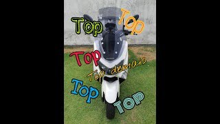 Bolha para Nmax com defletor retrátil da ACRILSUL - MELHORARAM O QUE JÁ ERA TOP