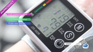 DX:Jianzhikang JZK-002R Wrist Style Electronic Blood Pressure Monitor