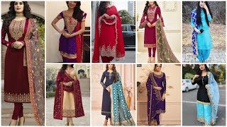 100+ punjabi suit,Patiala Salwar Suit,Different Types Of Churidhar Punjabi color combinationDress