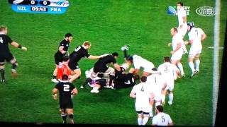Rugby World Cup 2011 Final: New Zealand vs France pt 1 of 4