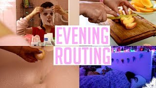 МОЙ ВЕЧЕР//MY EVENING ROUTINE
