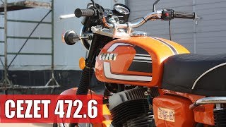 Реставрация мотоцикла Чезет 472  Cezet 472. Мотоателье Ретроцикл