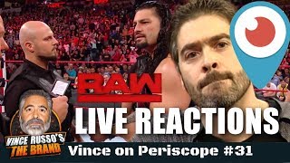 Russo On Periscope #31: RAW LIVE REACTIONS