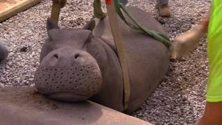 Hippo Exhibit getting Finishing Touches - Cincinnati Zoo
