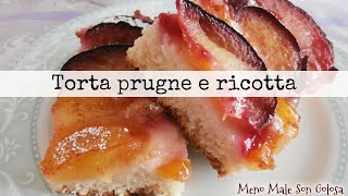 Torta alle prugne e ricotta dell'Alto Adige - Zwetschgenkuchen