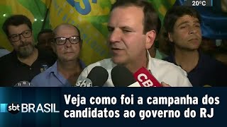 Segurança pública é tema de campanha dos candidatos ao governo do Rio | SBT Brasil (15/09/18)