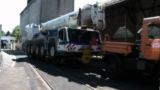 First Large Capacity All Terrain Crane Adapted to Travel on Rail