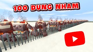 MINI WORLD | THỬ THÁCH TIÊU DIỆT 100 DUNG NHAM