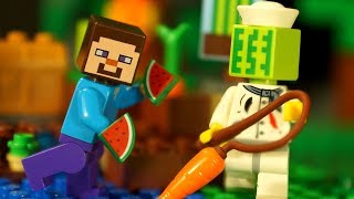 Майнкрафт ФЕРМА для ЛЕГО НУБика Мультики LEGO Minecraft - Видео Мультфильмы для Детей