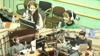 150102 슈퍼주니어의 Kiss The Radio_앤씨아(NC.A)&라붐 유정&박보람&마마무 솔라 (보이는라디오)