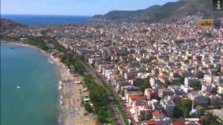ALANYA, Turkey, Алания с вертолёта!