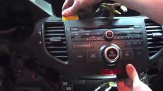 Снятие панели приборов Honda Accord VIII