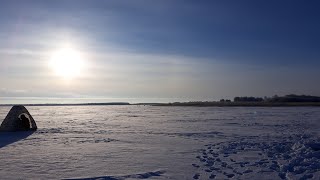 Окунь. Подледный лов. Озеро Кислое Курганская область 15.12.2018