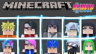 NOVO MOD DE NARUTO, BORUTO E SARUTO no MINECRAFT ‹ Wolff ›
